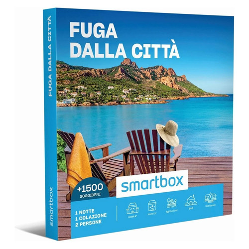 Smartbox cofanetto regalo fuga - cofanetto,