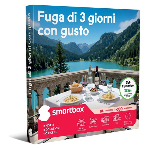 Cofanetto regalo smartbox fuga - regalo,