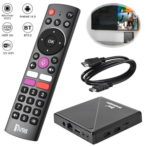 Smart android box 5g - android, 14.0